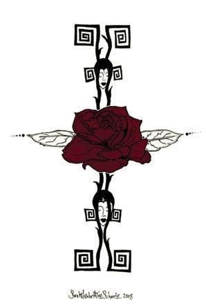 Rose, Individual Greeting Card