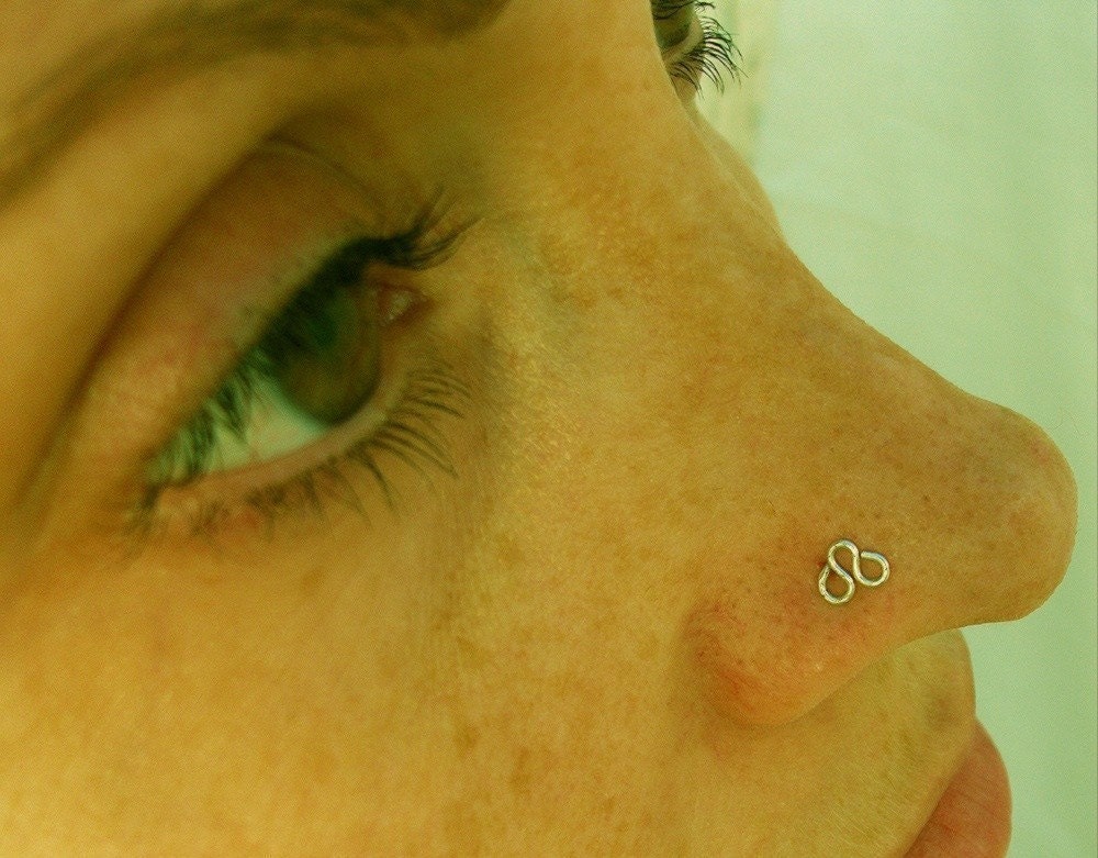 Trinity Sterling Silver Nose Stud / Free US Shipping