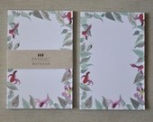 Notepad - Clematis - florals
