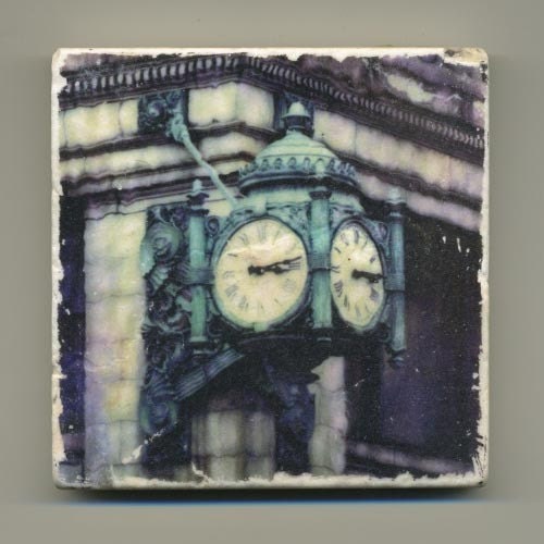 Marshall Fields Clock Original Coaster