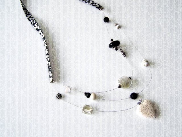 Liberty of London Necklace Glenjade black Print