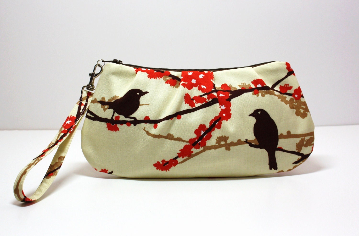 Sweet Pea Zip and Go Wristlet / AVIARY 2 by Joel Dewberry