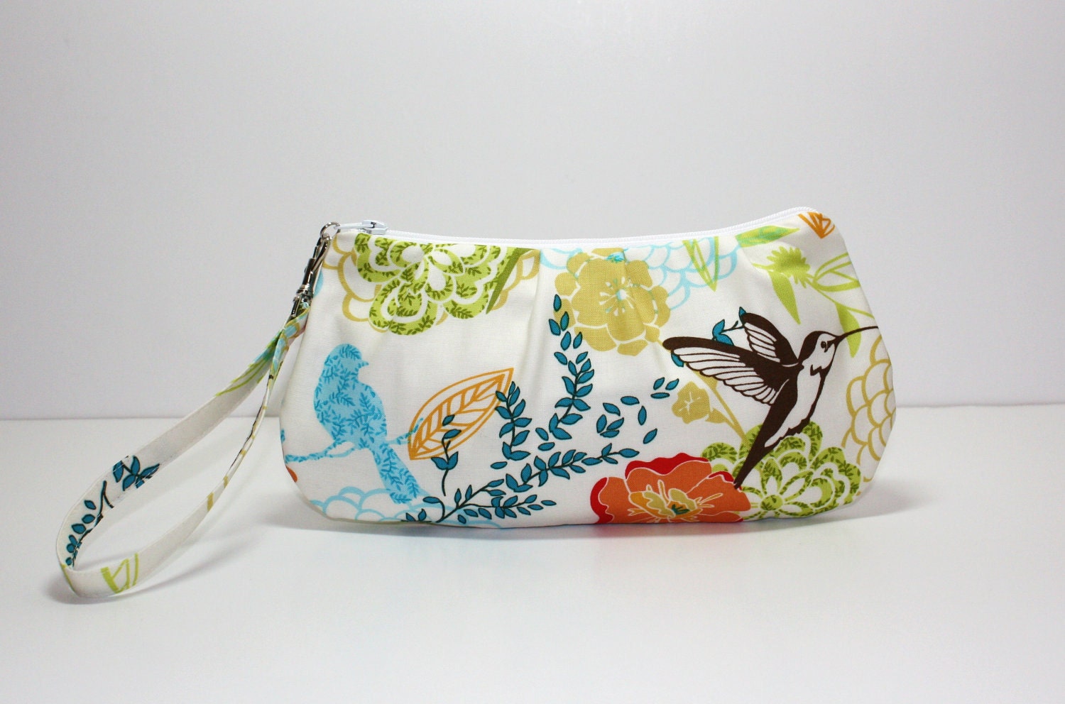 Sweet Pea Zip and Go Wristlet / Birds