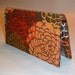 Checkbook Cover - Flower Overlay