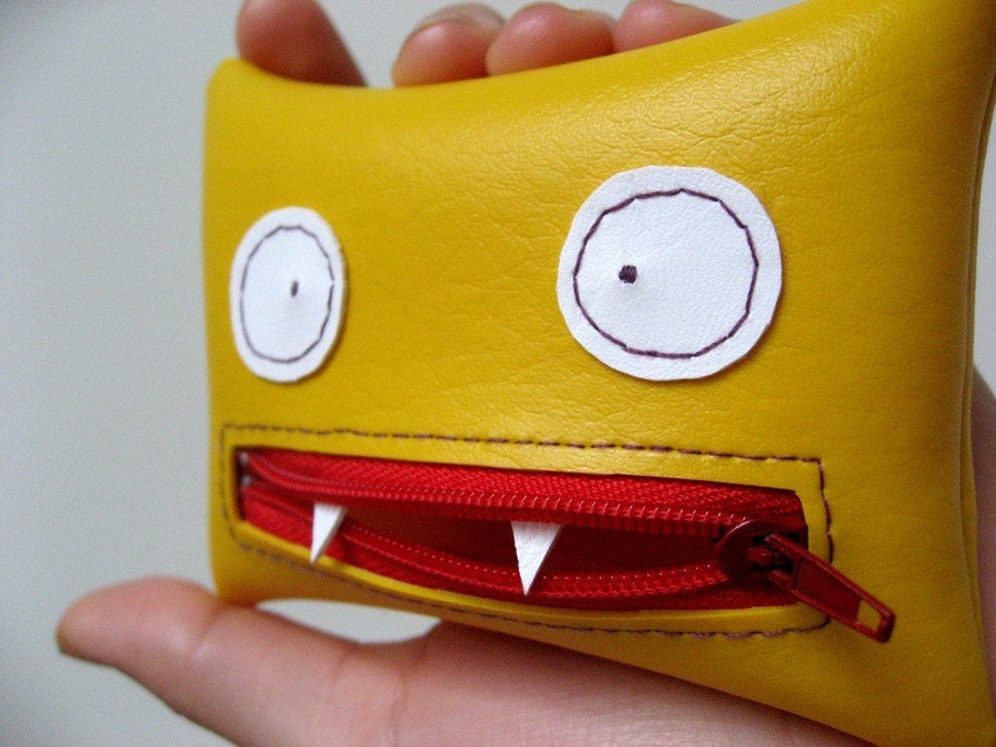 Preston (Vinyl Monster Zipper Pouch)