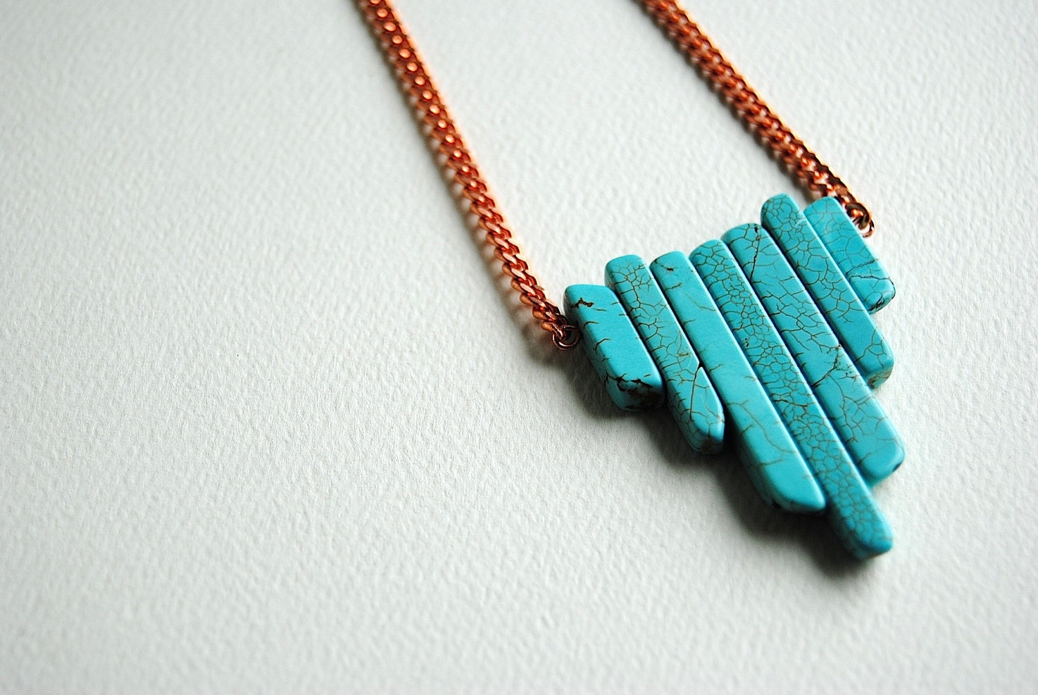 Turquoise Statement Necklace - Handmade Jewelry - Free Shipping in the US - Holiday Jewelry / Christmas Gifts