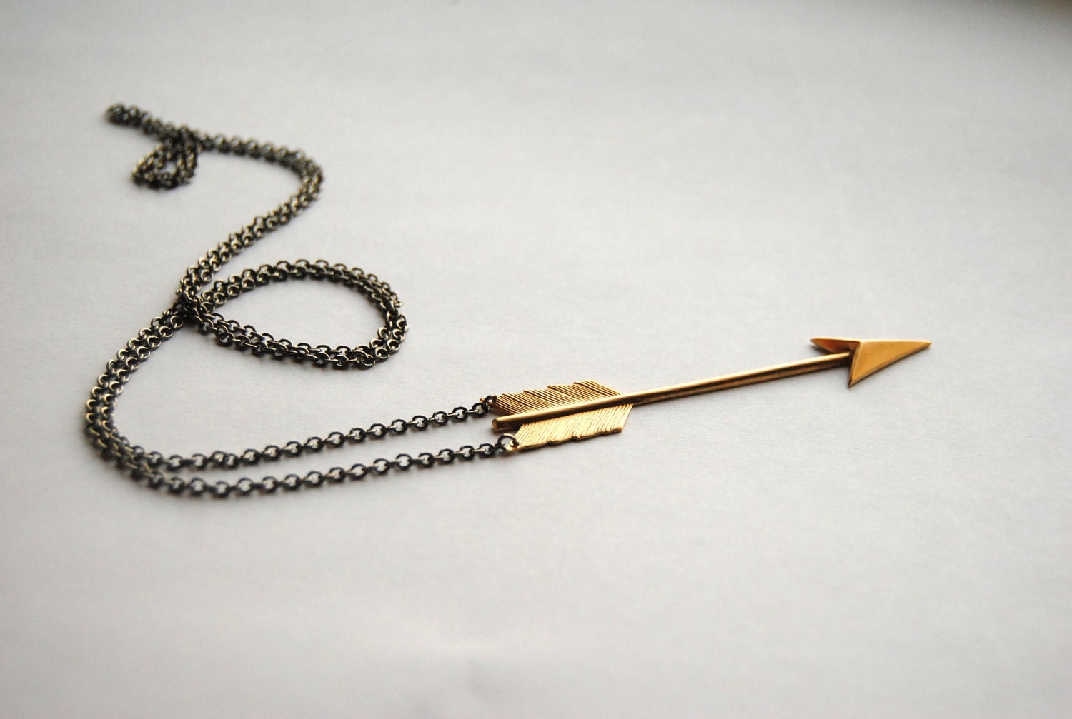 Cupid's Arrow Necklace - Handmade Jewelry - Free Shipping in the US - Summer Fashion