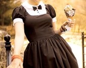 Gloomth Tuxedo Dress Skull Bow Tie Goth Sizes XS to 2XL