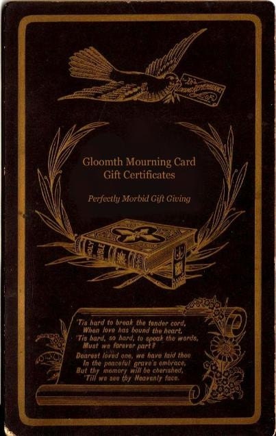 Gloomth Gift Certificate- 25 Dollars