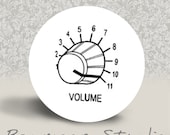 Pump Up the Volume - PINBACK BUTTON - 1.25 inch round