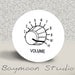 Pump Up the Volume - PINBACK BUTTON - 1.25 inch round