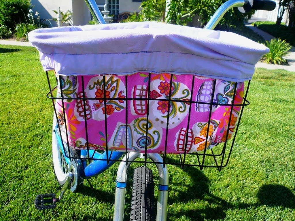 Day of the Dead Glitter Sugar Skull Basket Liner/ Sewing Machine Cover/ Mixer Cover