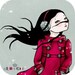 I love my Winter coat -- Print -- NEW