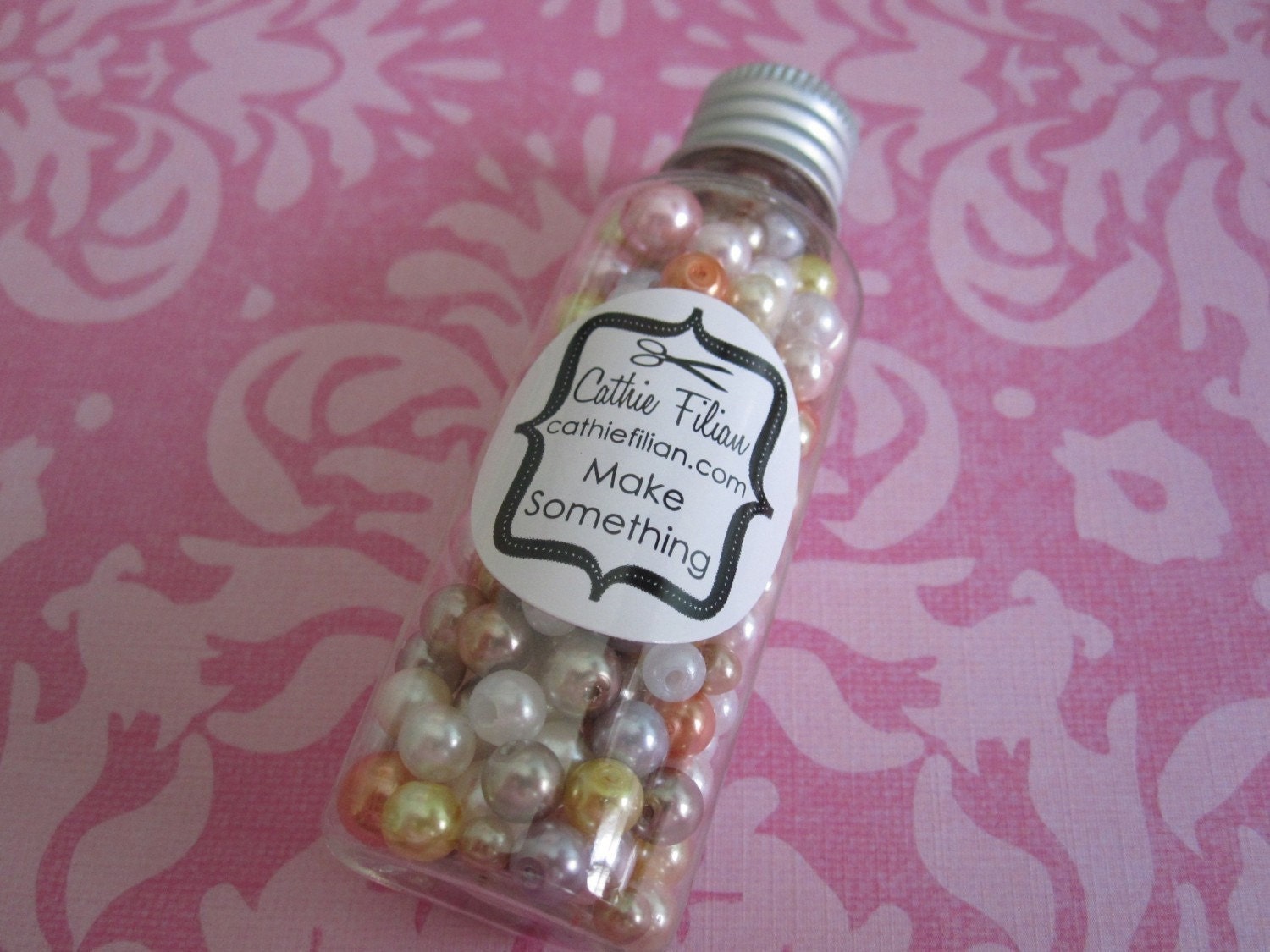 Pearls - HALLOWEEN Mix - For Embellishing - black orange grey lime gold smoke
