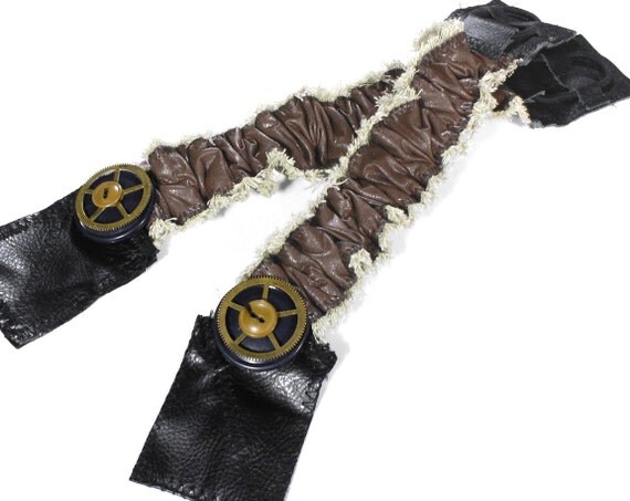Steampunk Shirt Garters Mens Sleeve Garter Band by edmdesigns