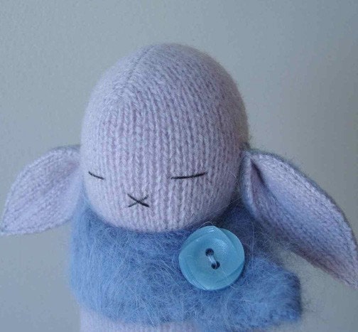 RESERVED for Audra A Lilac Bunny Rabbit