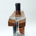 Reclaimed Wood Eco Friendly Wine Bottle Holder and Glass Caddy In Mahogany
