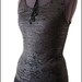 RESERVED for Sasha - Luna - Silvery Black Sleeveless Top by Kambriel