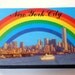 VINTAGE New York City PLAYING CARDS Rainbow