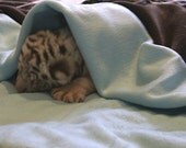 Sweet Dreams - Soft Felted Fleece Snuggle Sack - Embroidered Personalization Included