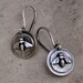 Honey Bee Bumble Bee Earrings Sterling Silver