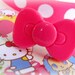 Pink hello kitty bow ring