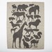 Animals Amassed Tea Towel