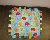 Jungle Animal Ribbon Lovey