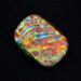 Fiery Rain Dichroic Glass Cabochon