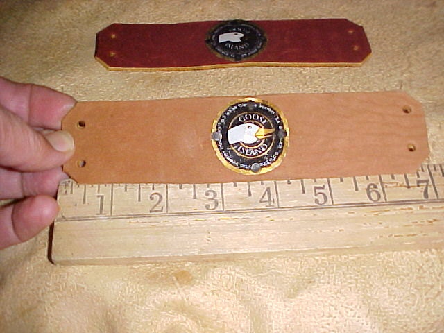 Goose Island Beer Cap Leather Bracelet