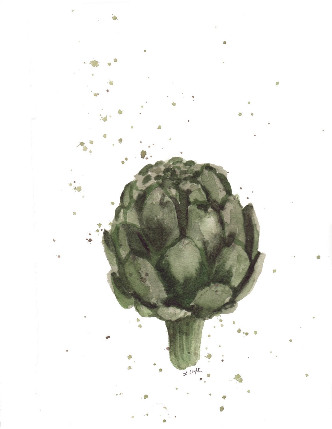 Artichoke -- 8x10 Archival Print