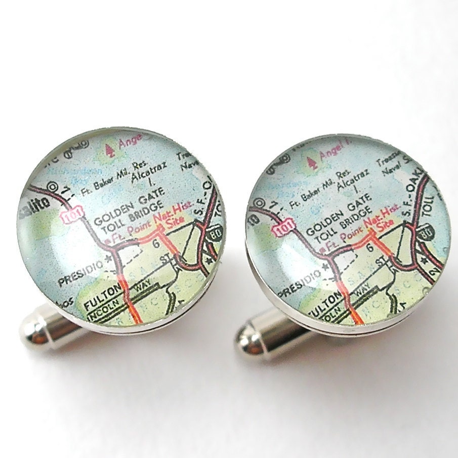 Golden Gate Bridge Cufflinks
