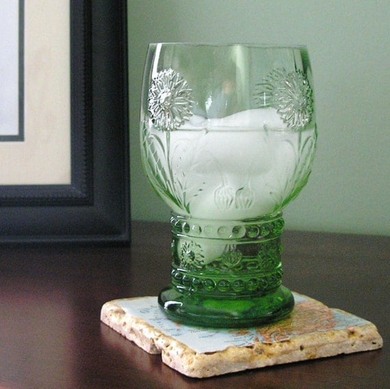 Coasters - You Choose Vintage Map Marble Tile Coasters
