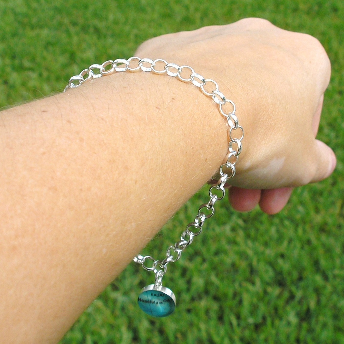 Toggle Bracelet, Sterling Silver Toggle, Charm Bracelet, will you be my bridesmaid