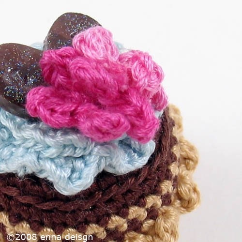 Amigurumi Dessert Jewelry - Fairy Cake Ring RG-8-2710