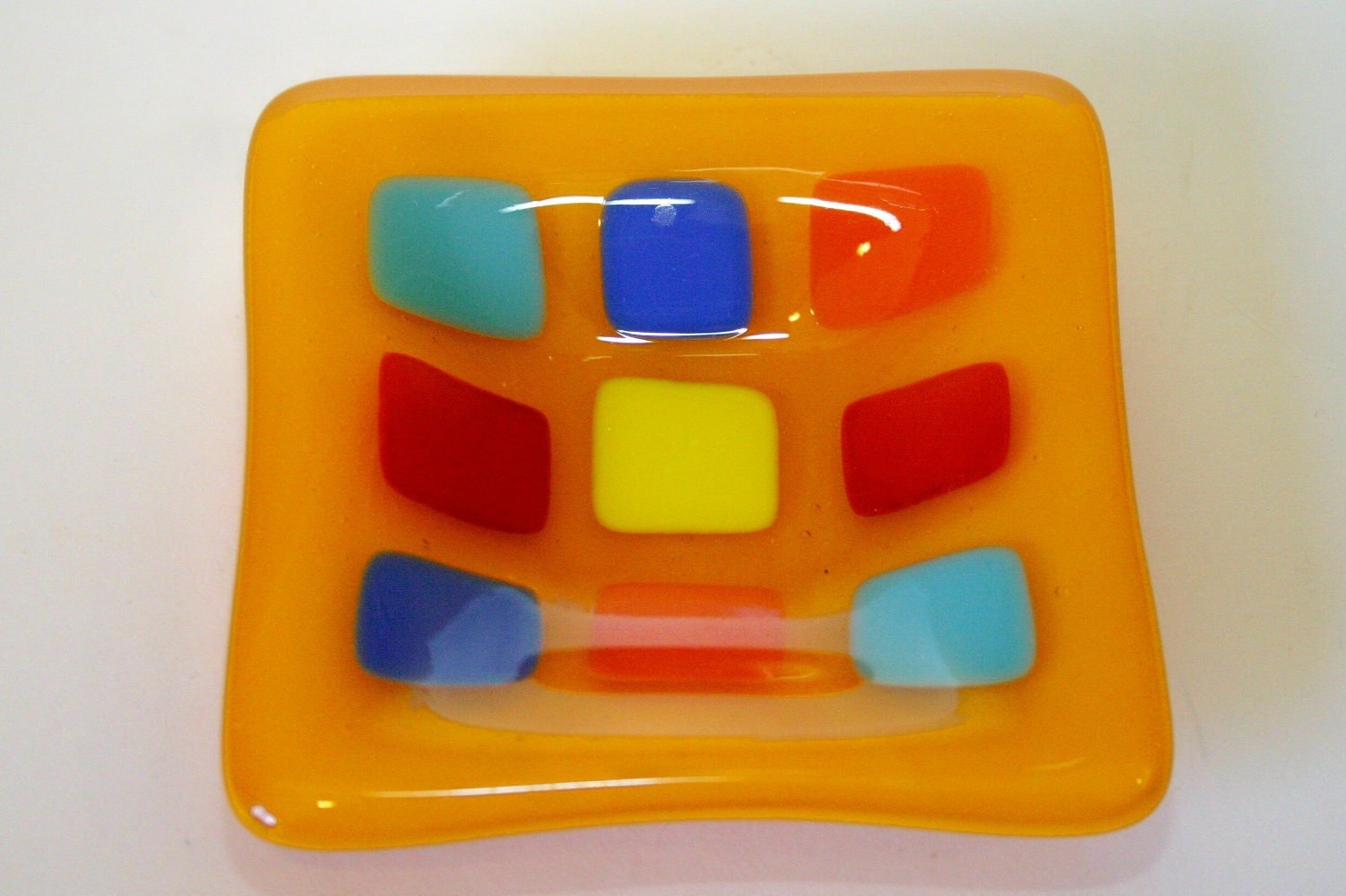 I Want Candy Fused Glass Dish