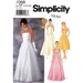 Wedding gown or bridesmaid gowns Simplicity 7068 sewing pattern Sz 14 to 20