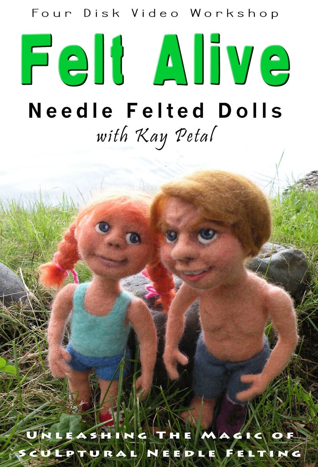 Needle Felted Dolls Kit with Video Intsructions on DVD