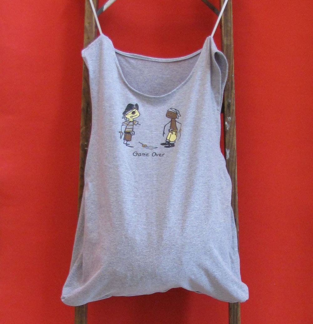 Grocery Market Tote Game Over Pirates T-Shirt Bag by Fashion Green T Bags