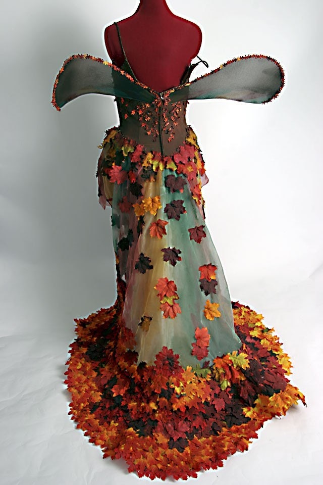 Autumn Pixie - Fall-en Fairy Dress - Made to Order