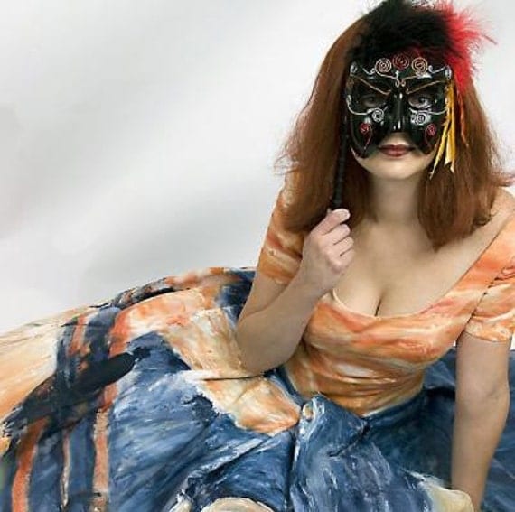 The Scream Dress Inspired by Edvard Munch - Made to Order