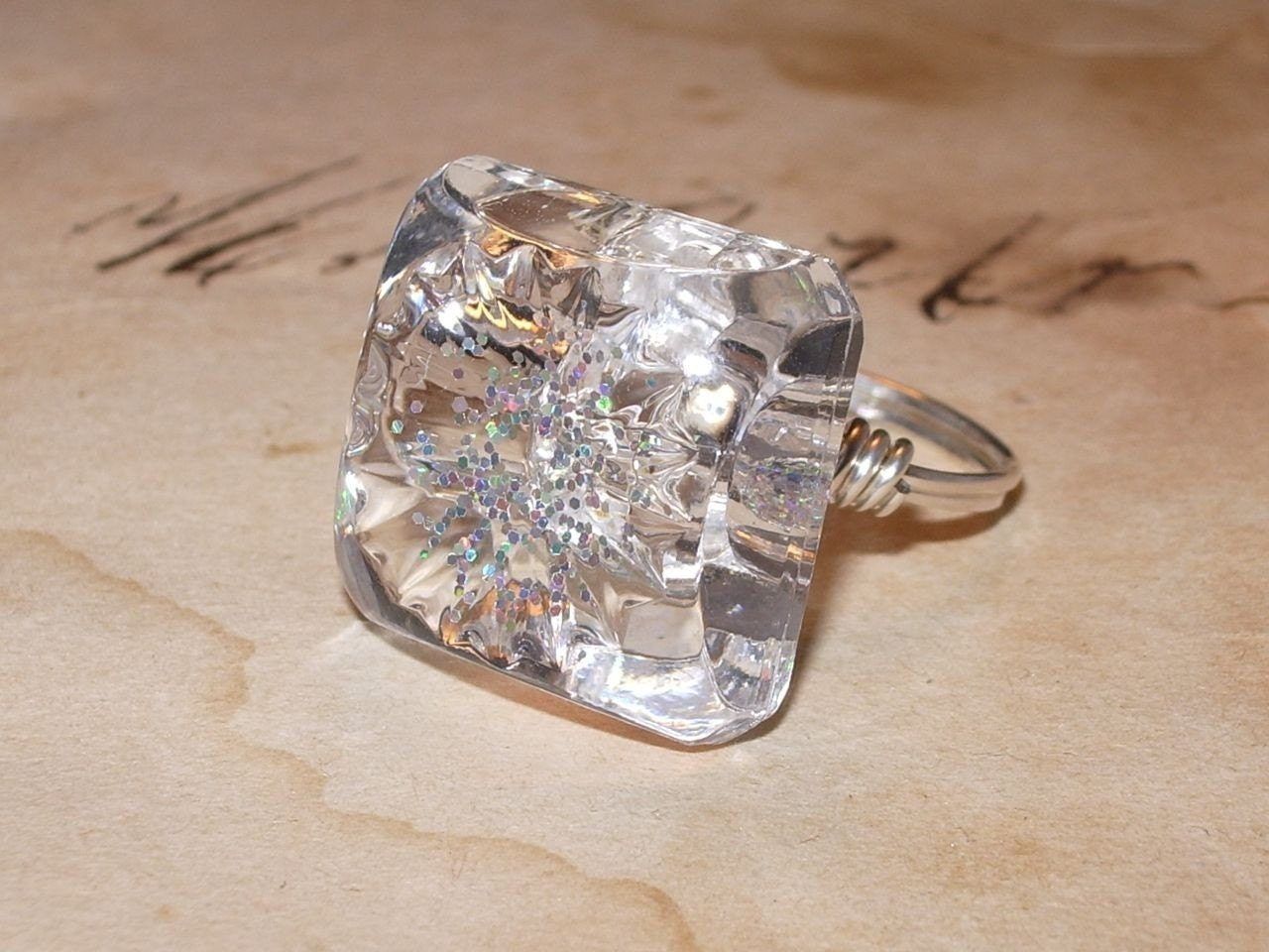 Chunky Ice Sterling Silver Cocktail Ring