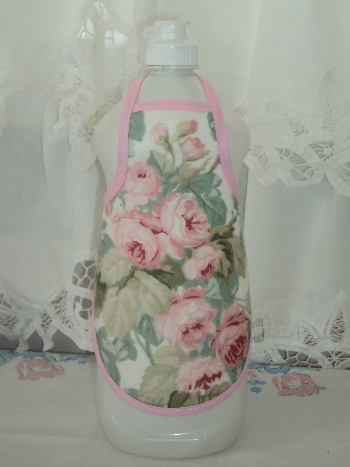 Pink Rose Bottle