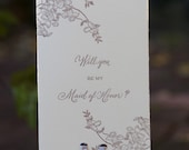 Will you be my Maid of Honor card