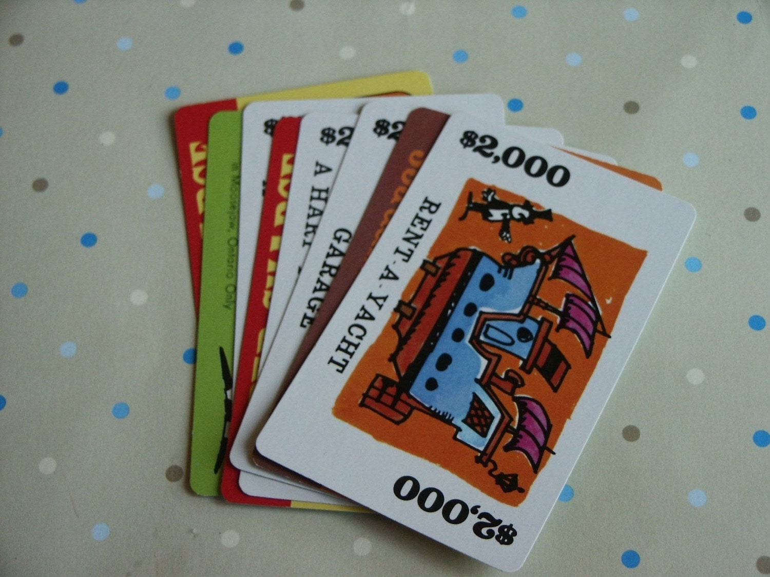 Vintage Charge It Game Cards- Set of 10