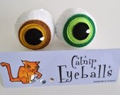 Cat Toy - Catnip Eyeballs (Pair) - Catnip - Pet Toy
