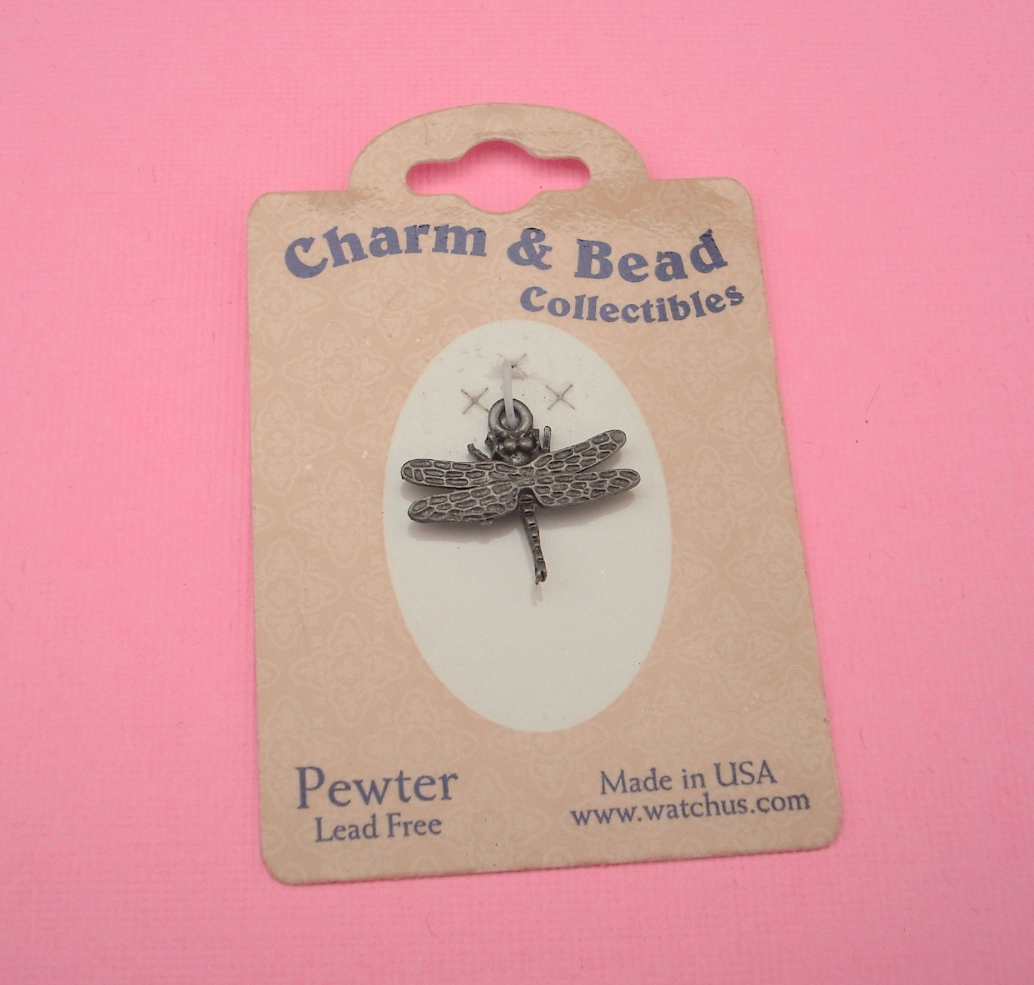 Lead Free Pewter Metal Jewelry Charm, Dragonfly Charm Jewelry Supply, Scrapbook Embellishment Card Making