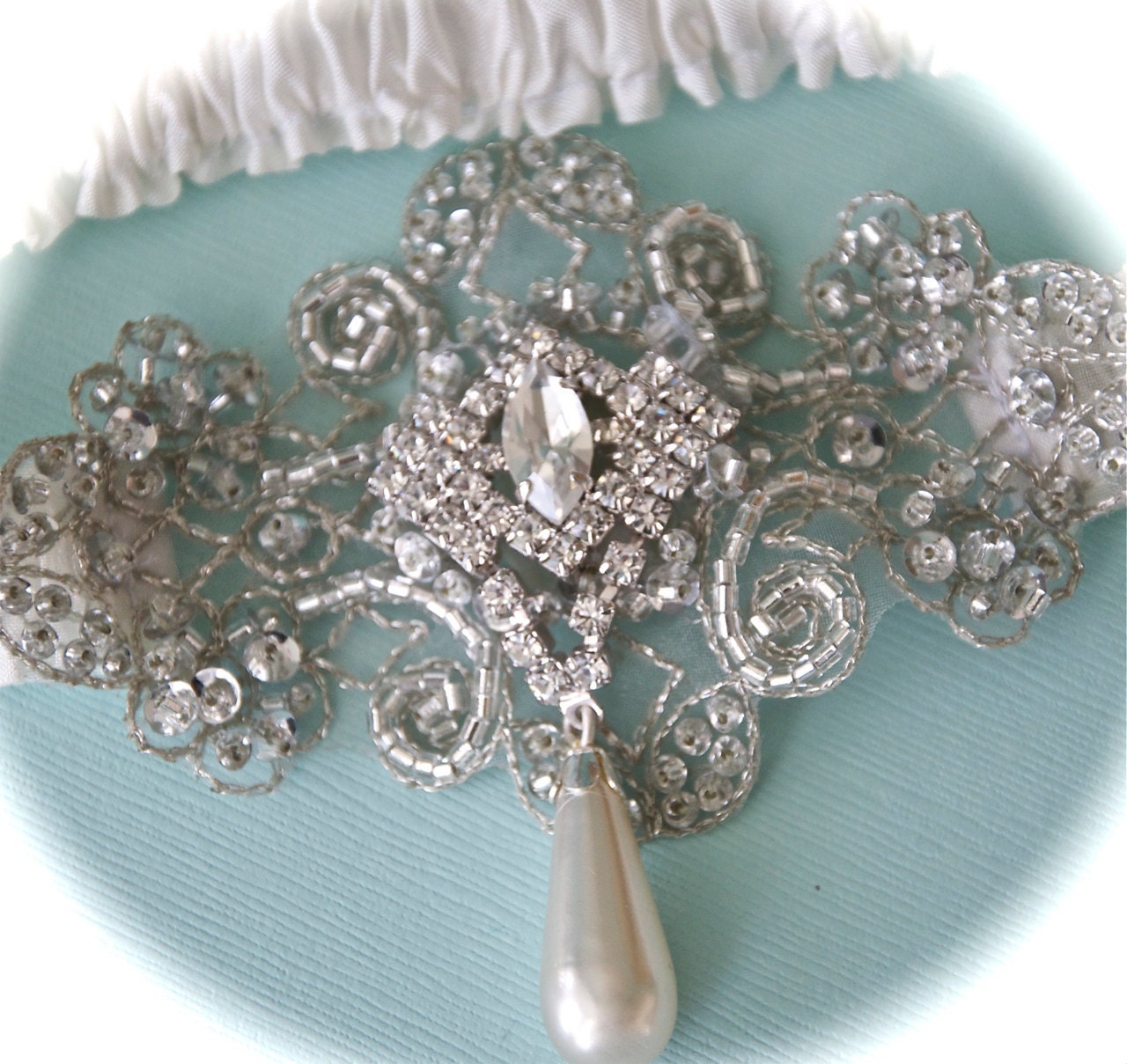 Regally Royal Bride Garter Set