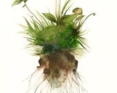Earth - Archival print, nature art, botanical