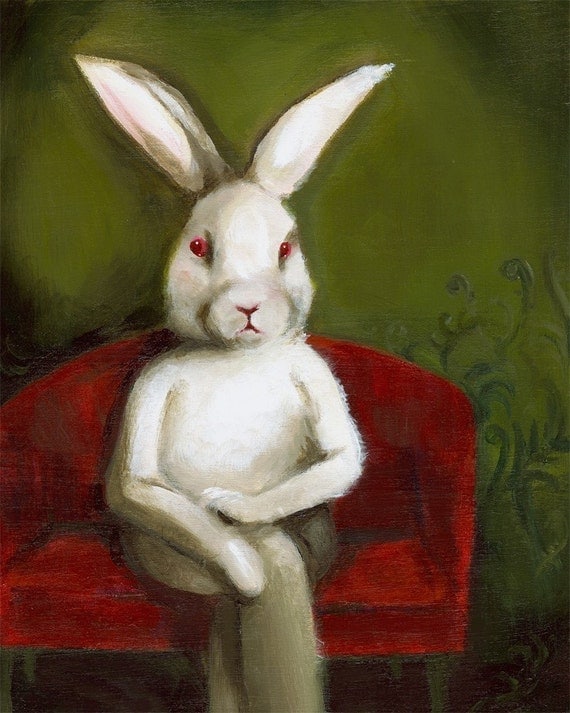 Edgar- Rabbit Art